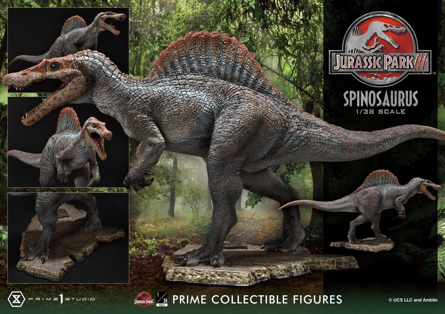 (PRE-ORDER) Prime Collectible Figures Jurassic Park III (Film) Spinosaurus
