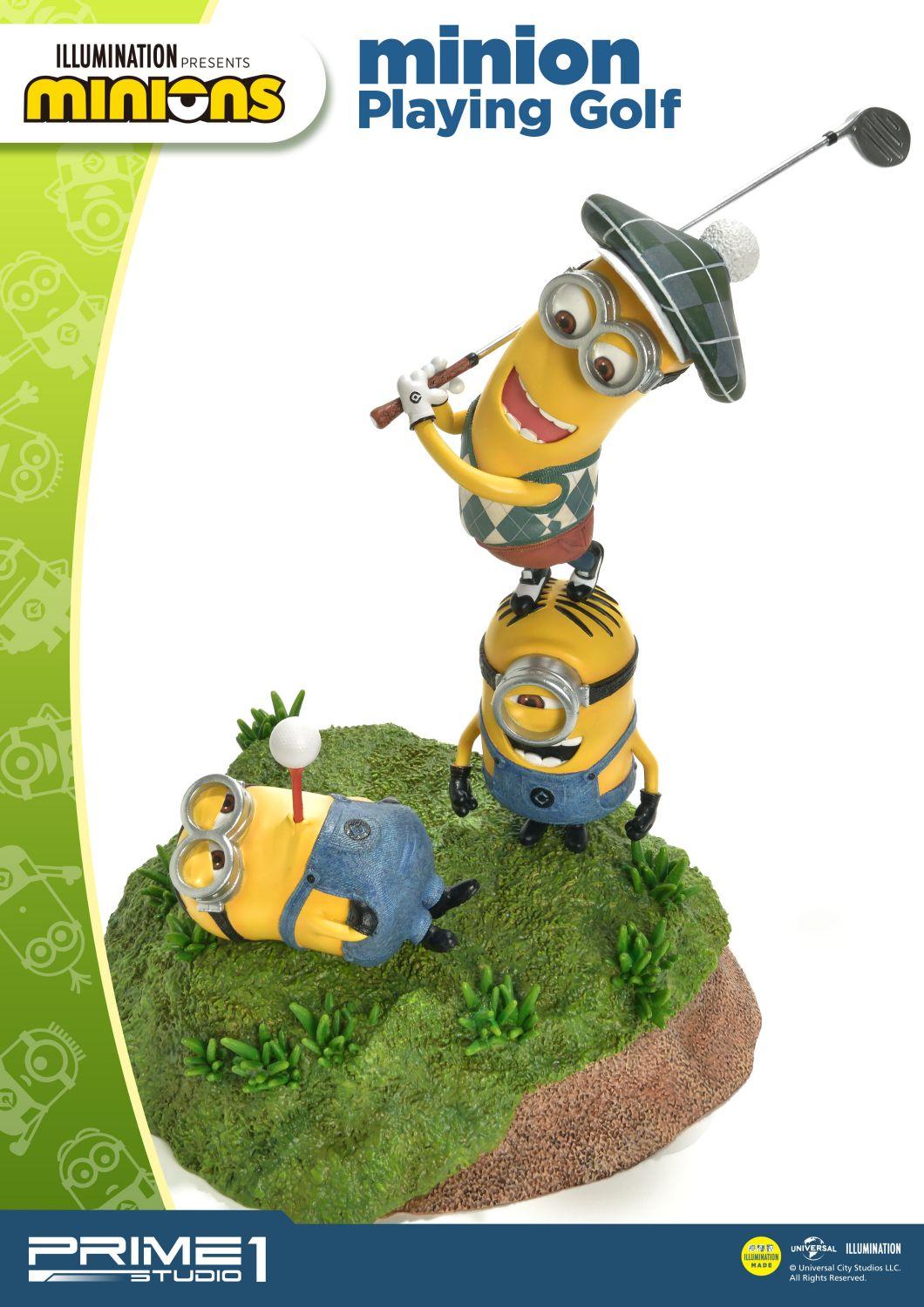 Prime Collectible Figures Minions Playing Golf