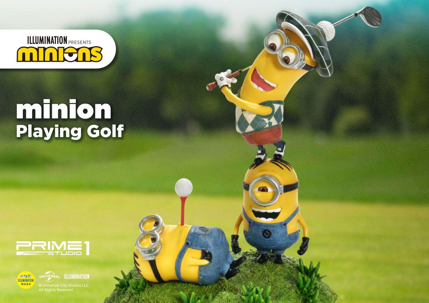 Prime Collectible Figures Minions Playing Golf