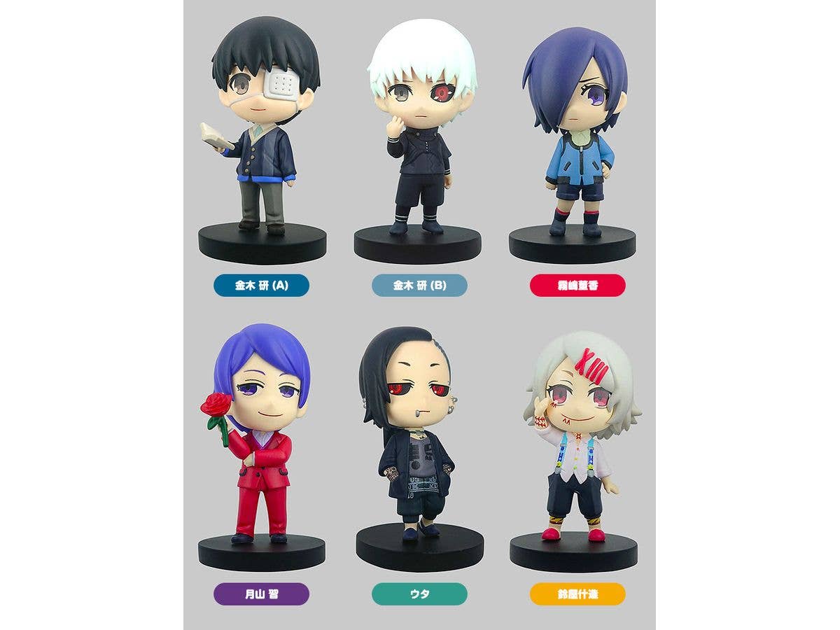 Tokyo Ghoul Miniature Figure Collection (1pc / 6pc per box) | 4570047760176
