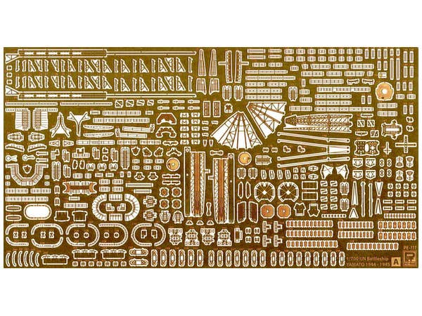 Pit Road 1/700 Detail Up Parts Set For IJN Battleship Yamato (Into Commission) | 4986470020037