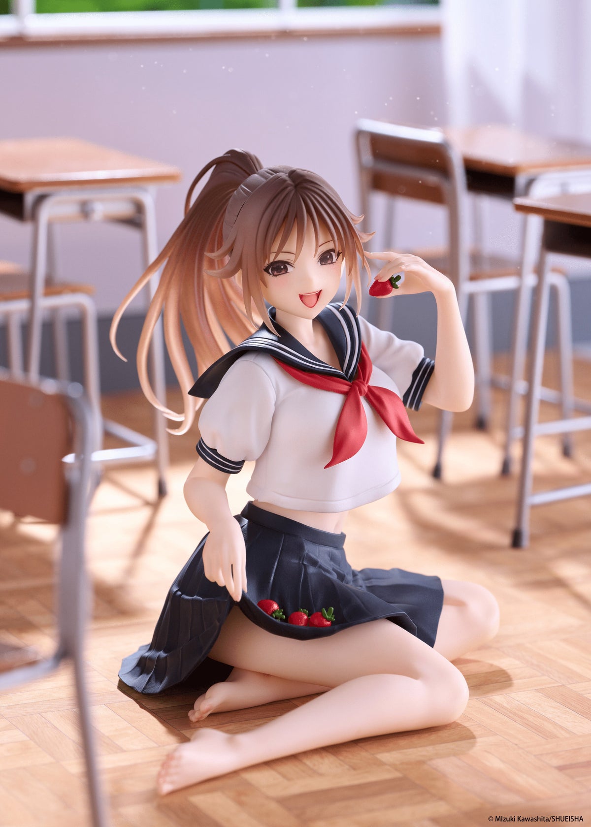 Strawberry 100% Desktop Cute Figure - Satsuki Kitaoji (School uniform Ver.)