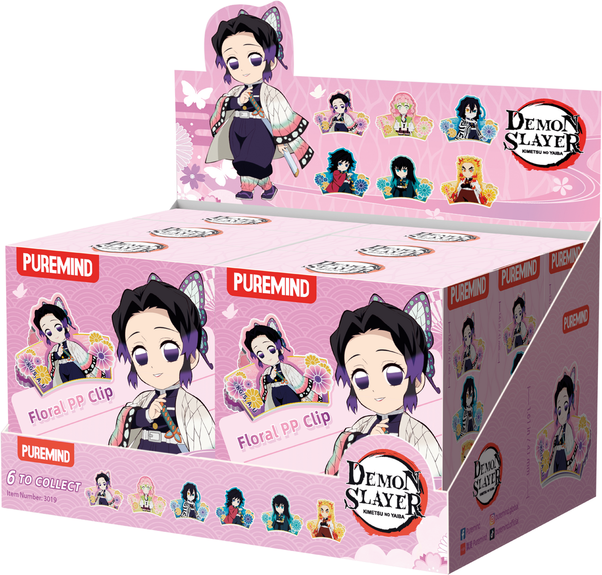 Demon Slayer - Floral PP Clip (Box of 6)
