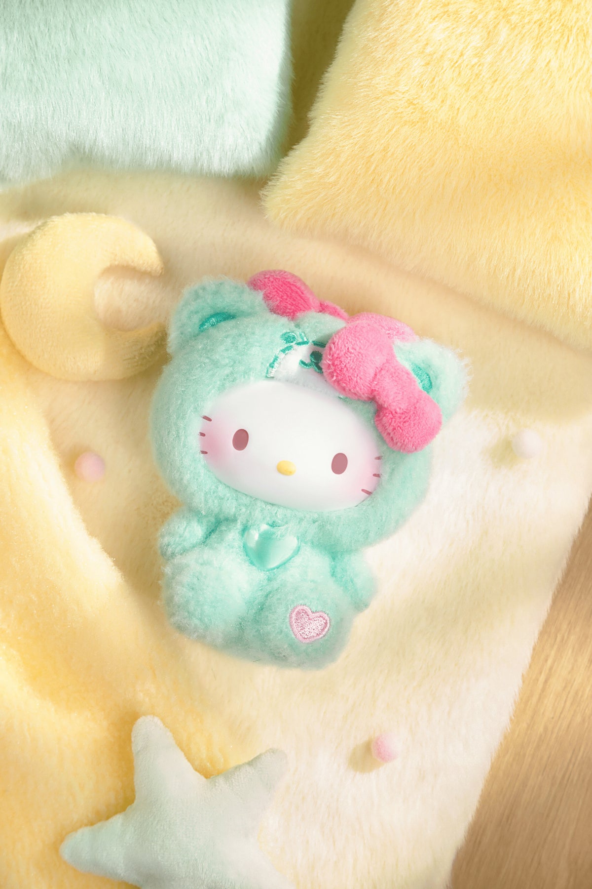 Hello Kitty Teddy Pajamas Series Plush Pendant Blind Box (Box of 6)