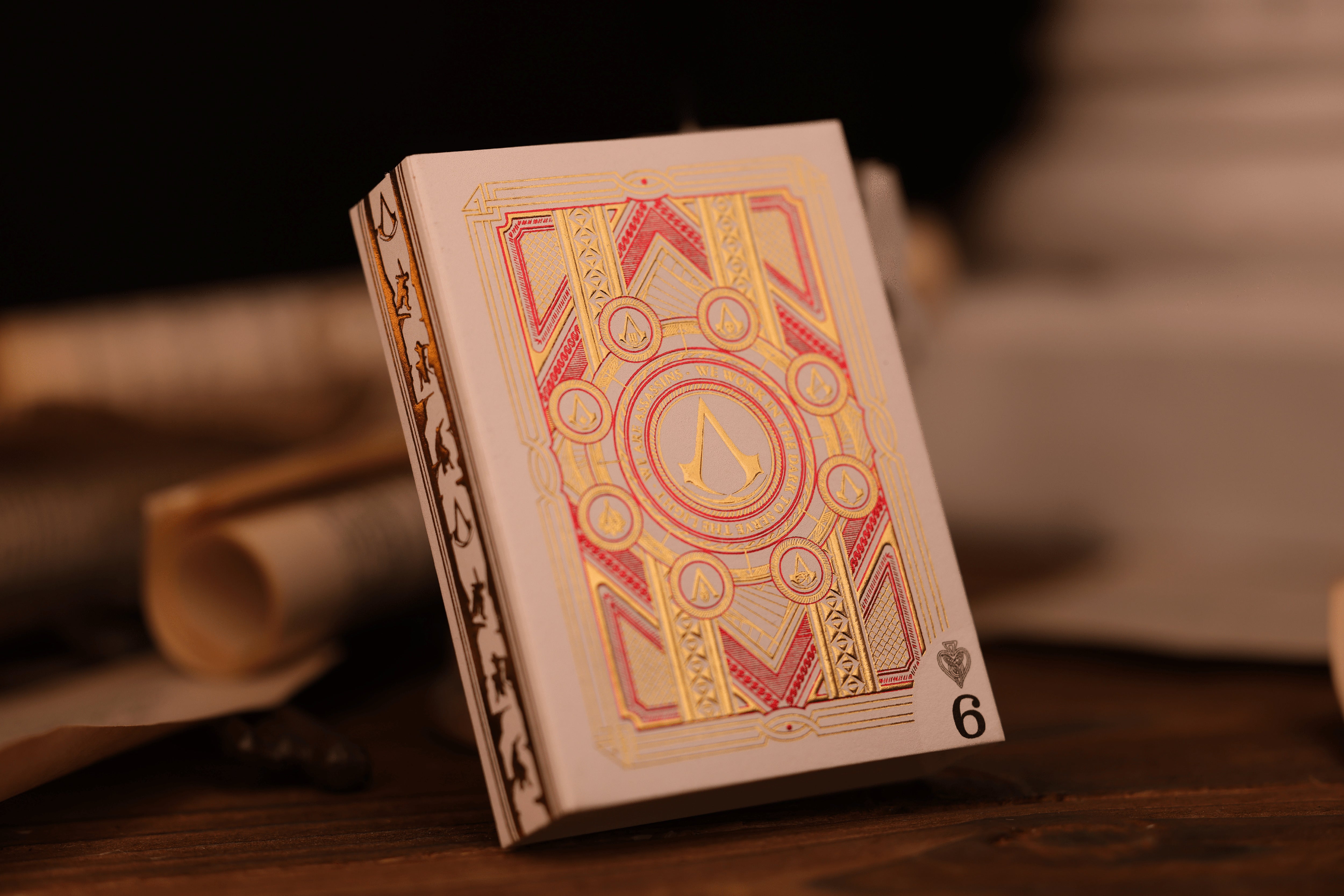 Assassin's Creed Legacy Playing Cards| WHITE HIDDEN BLADE