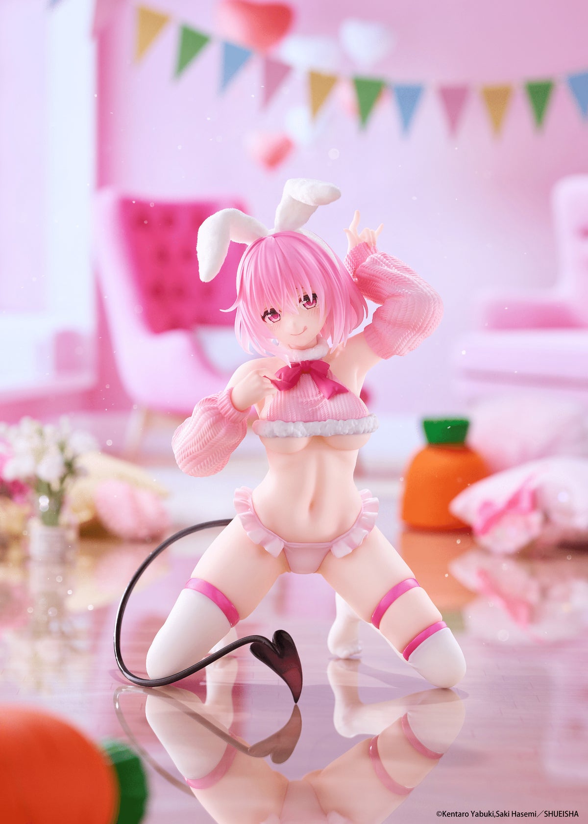 To Love-Ru Darkness MOFLOCK Figure - Momo (Fluffy Bunny Ver.)