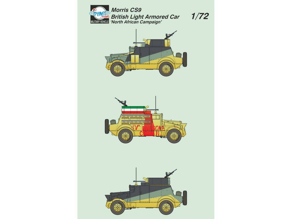 Special Hobby Morris CS9 British Light Armored Car ‘North African Campaign’1/72 | 8595593130828
