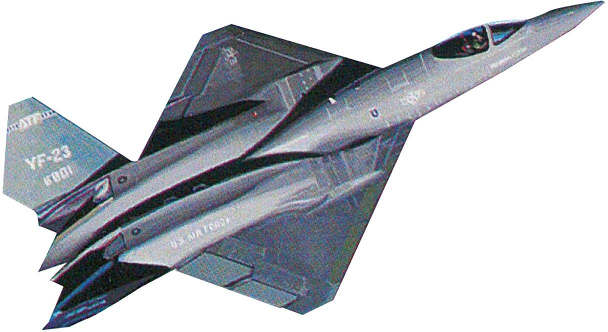 Platz 1/72 U.S.A.F. Prototype Fighter YF-23 | 4545782075632