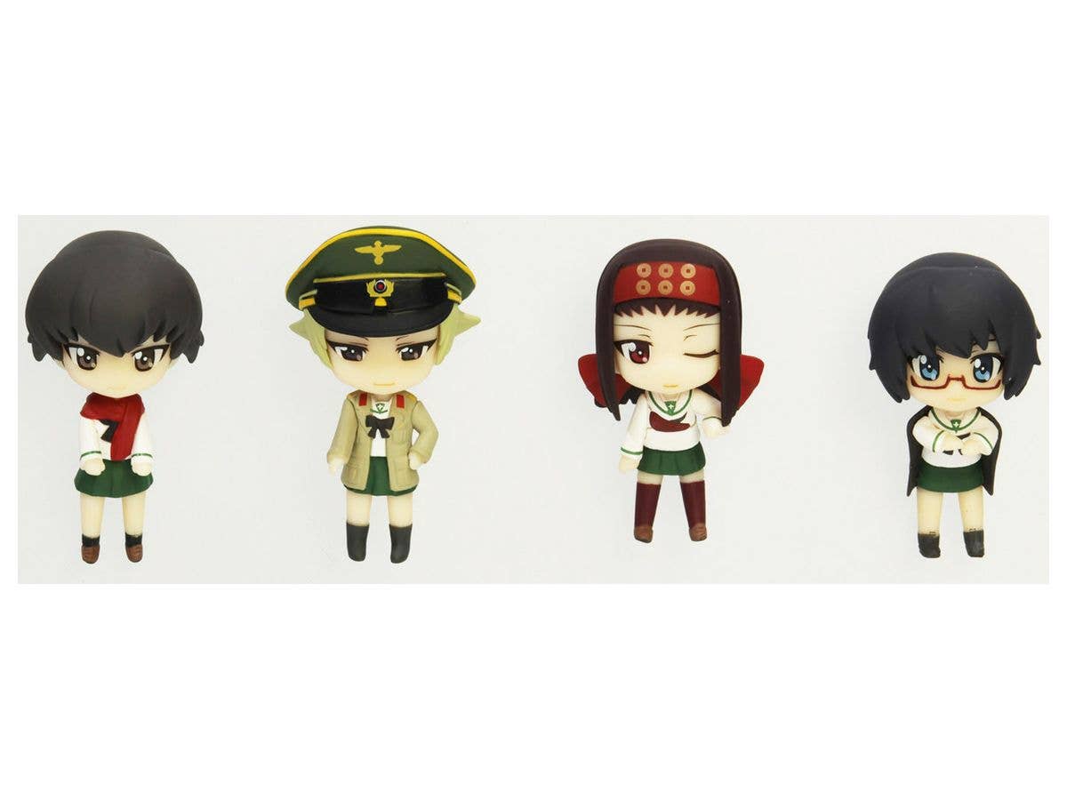 Platz 1/35 GIRLS und PANZER Sturmgeschutz III Ausf. F TEAM KABASAN Tank with Mini Prepainted Figure Set | 4545782071795