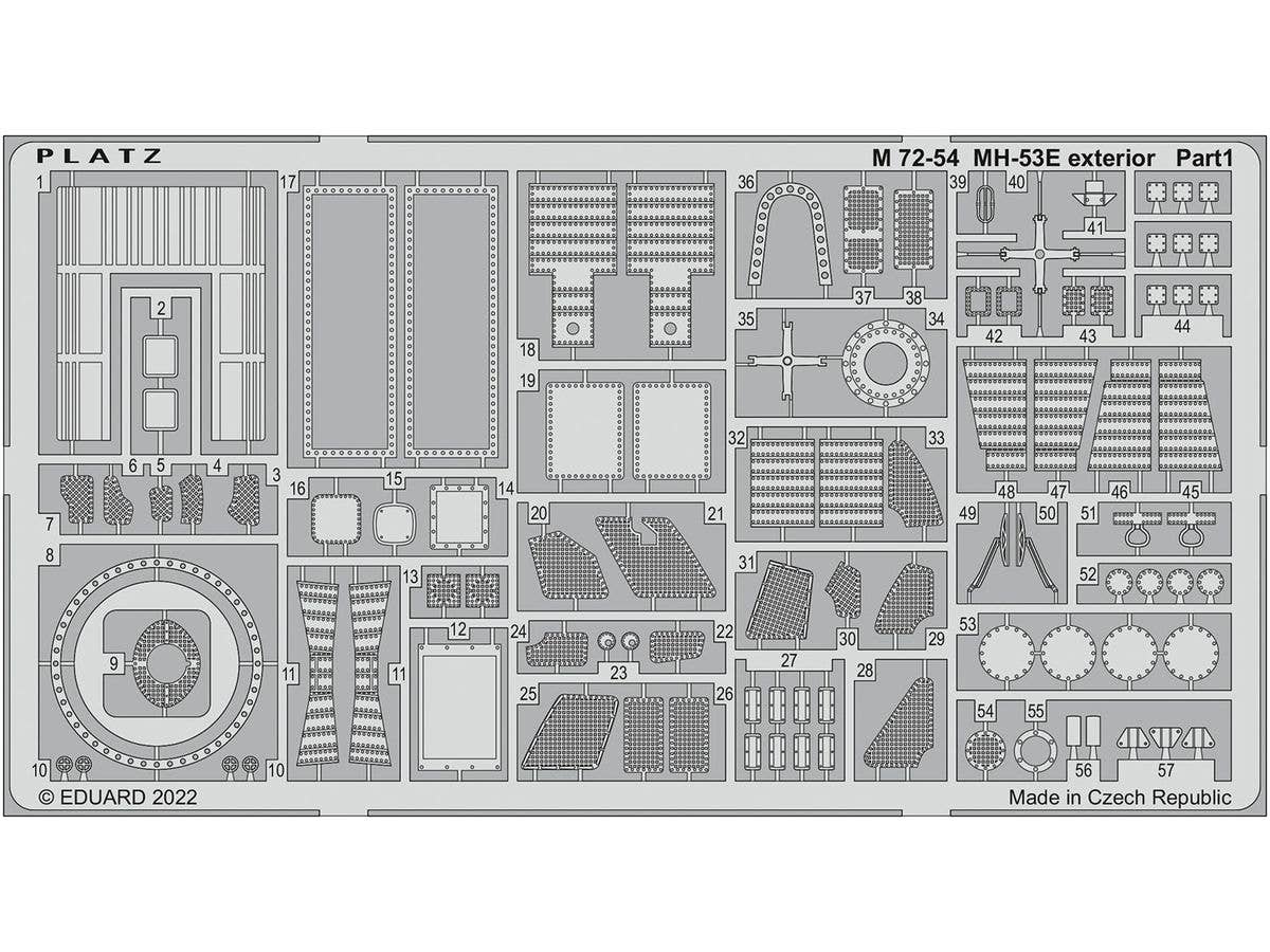 Platz 1/72 MH-53E Sea Dragon Photo-Etched Parts For Exterior | 4545782082418