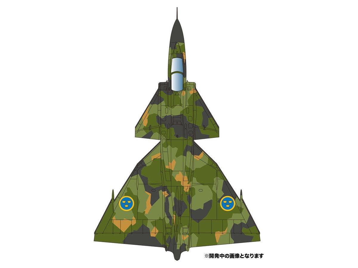 Platz Italeri 1/48 Swedish Air Force Fighter AJ37 Viggen | 4545782079494