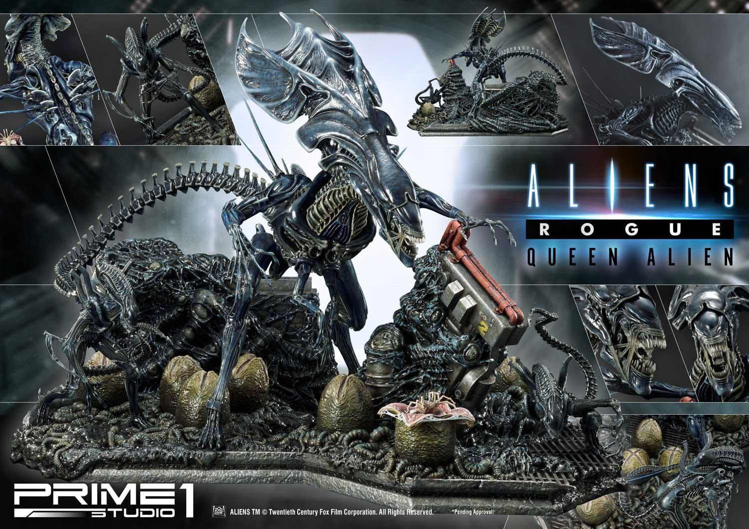 Premium Masterline Aliens (Comics) Queen Alien Battle Diorama