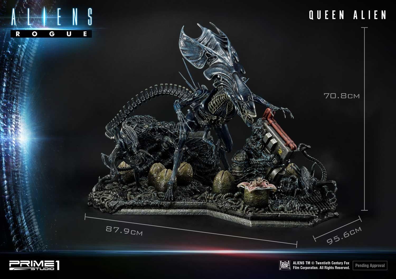 Premium Masterline Aliens (Comics) Queen Alien Battle Diorama