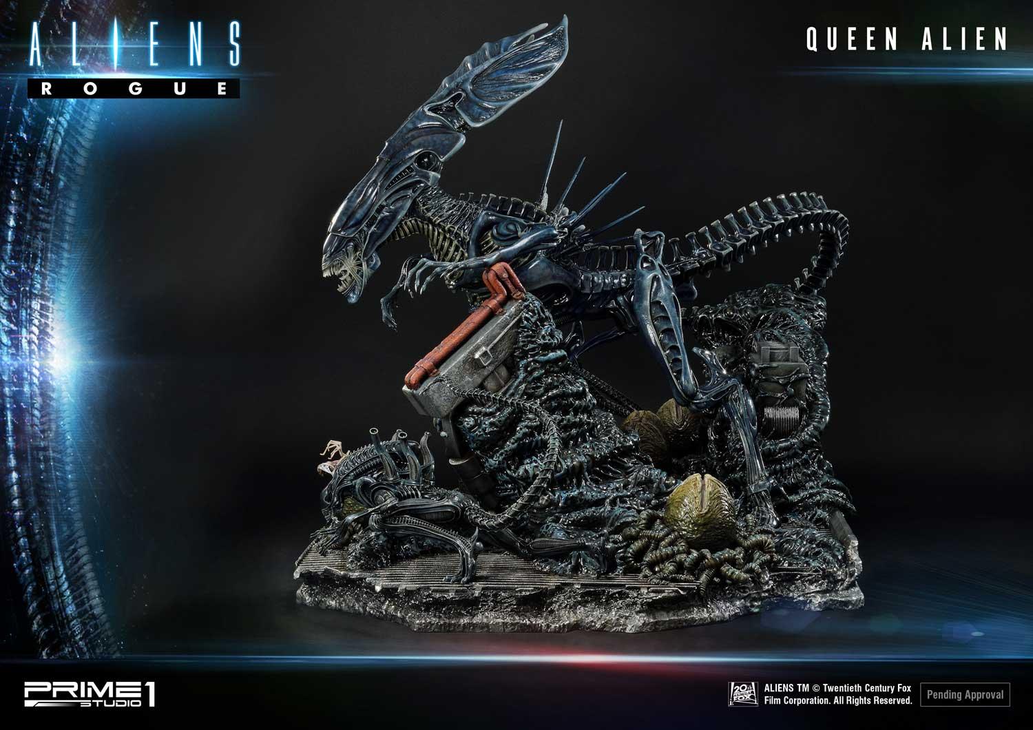Premium Masterline Aliens (Comics) Queen Alien Battle Diorama