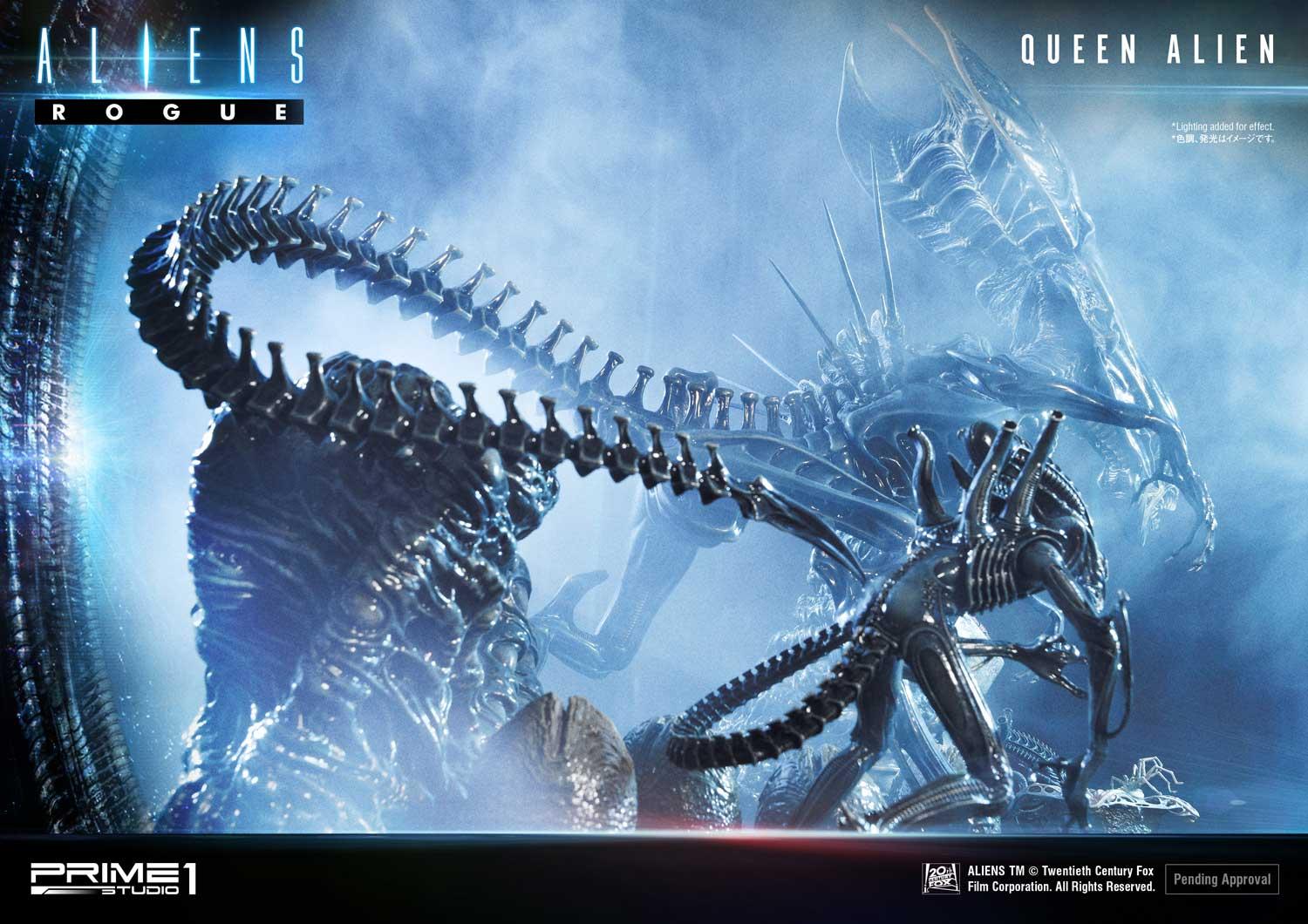 Premium Masterline Aliens (Comics) Queen Alien Battle Diorama