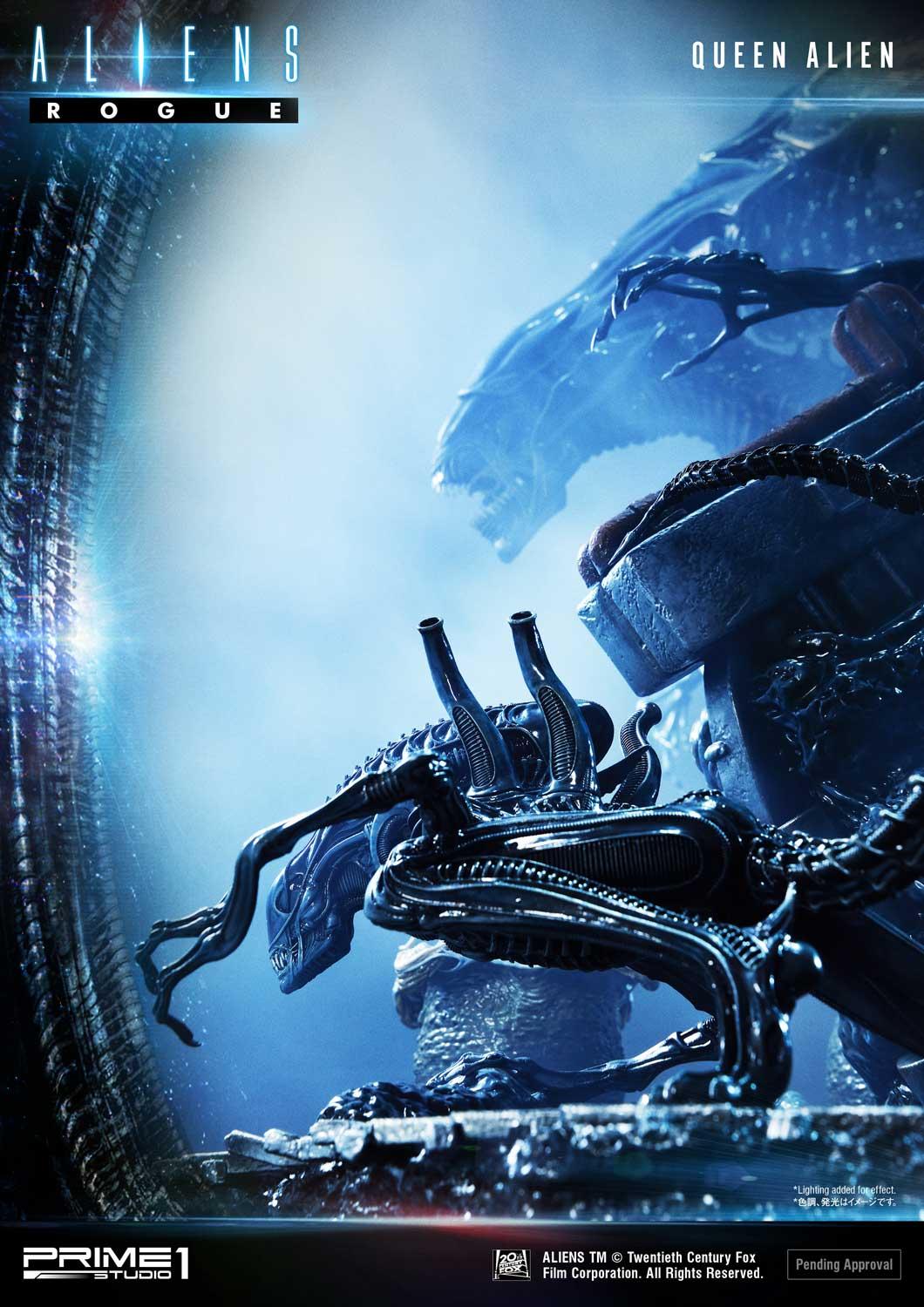 Premium Masterline Aliens (Comics) Queen Alien Battle Diorama