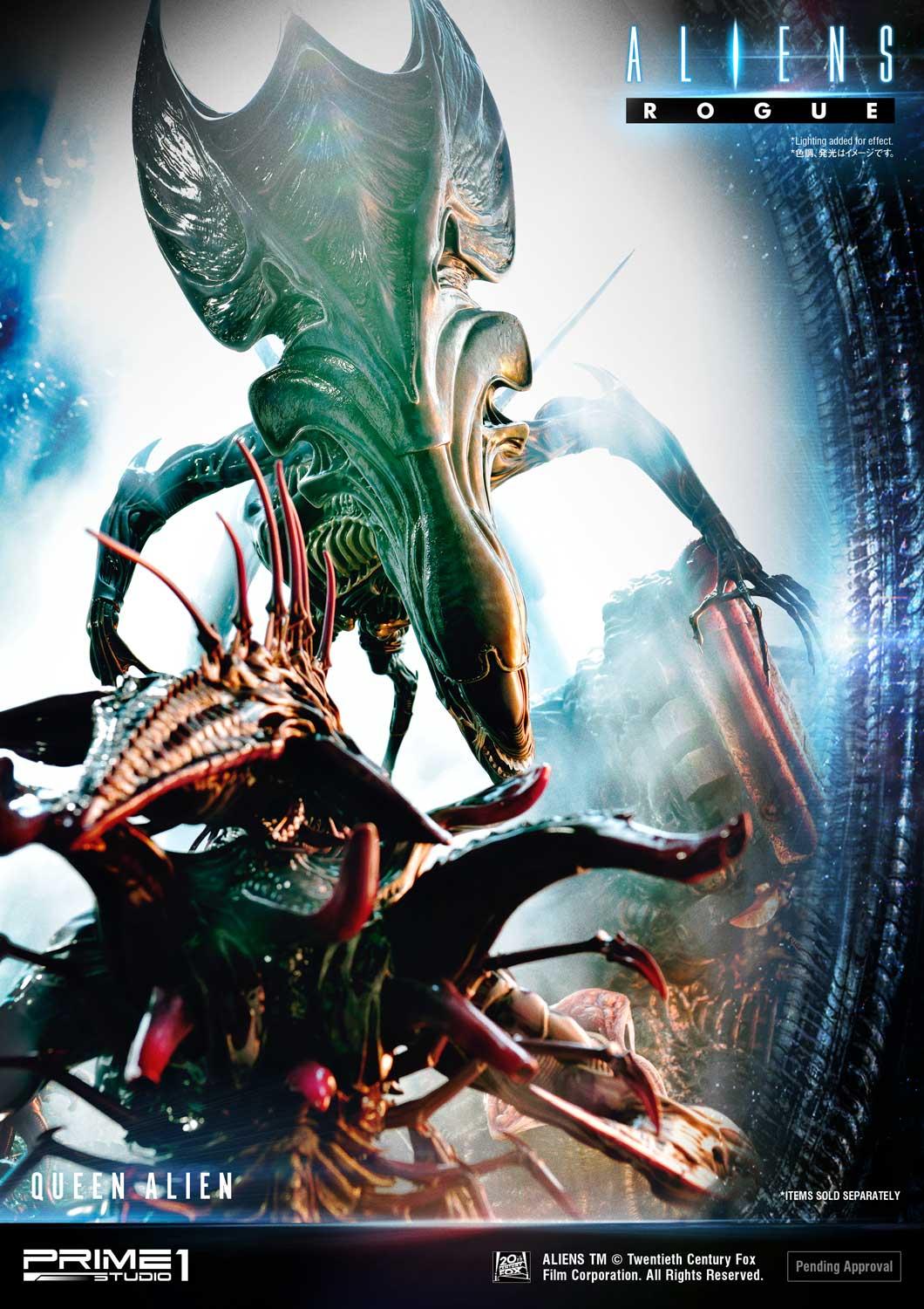 Premium Masterline Aliens (Comics) Queen Alien Battle Diorama