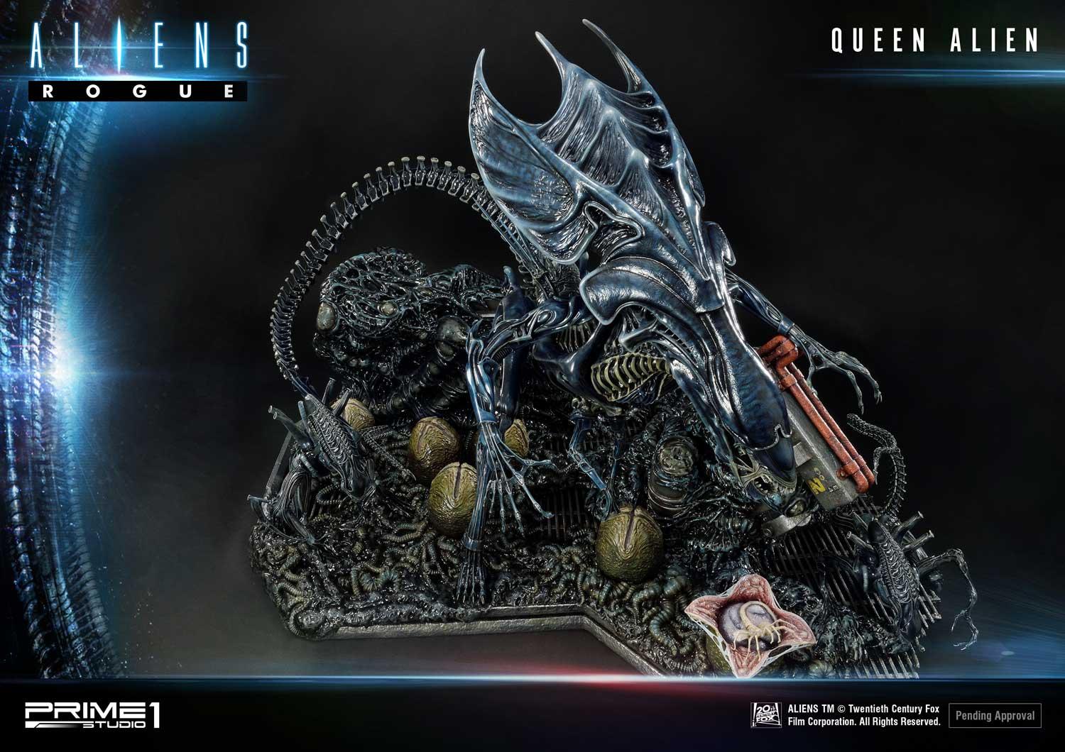 Premium Masterline Aliens (Comics) Queen Alien Battle Diorama