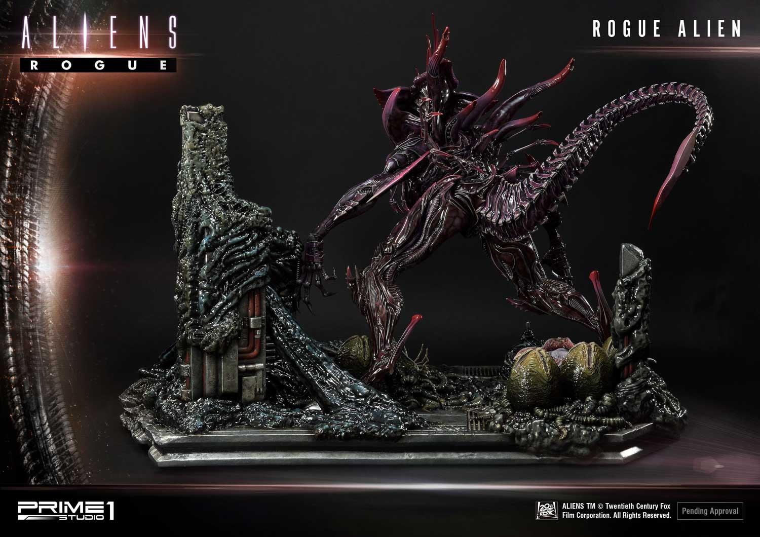 Premium Masterline Aliens (Comics) Rogue Alien Battle Diorama