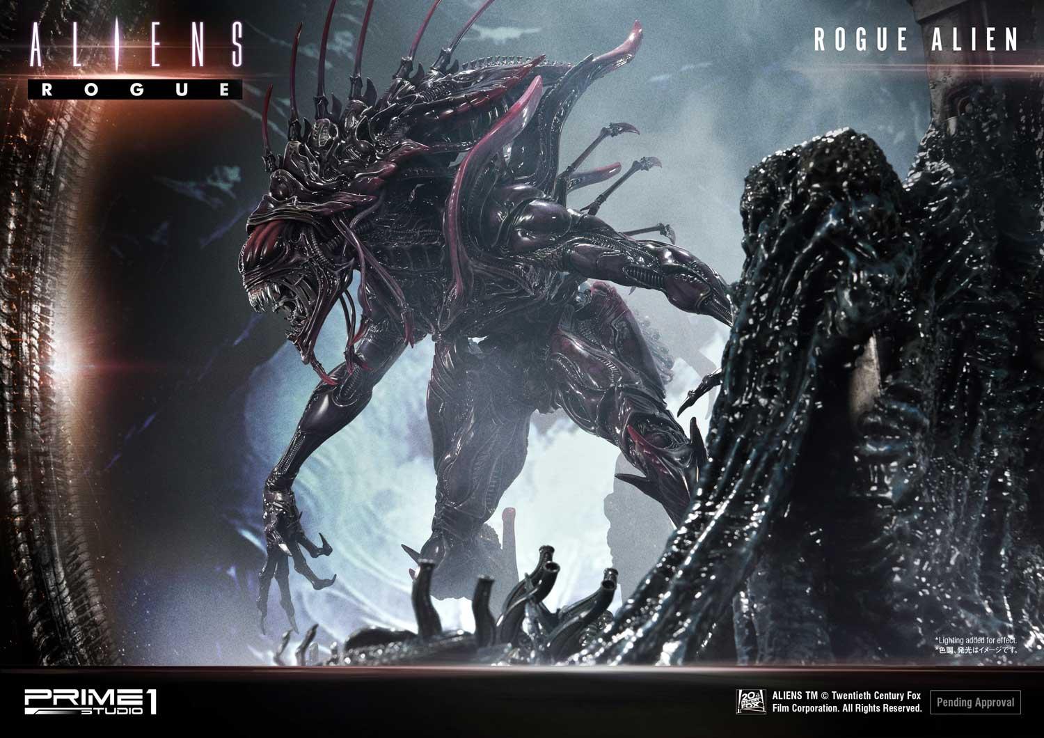 Premium Masterline Aliens (Comics) Rogue Alien Battle Diorama