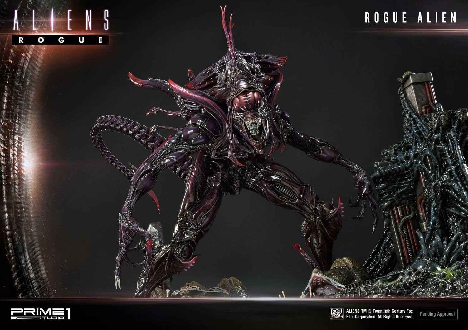 Premium Masterline Aliens (Comics) Rogue Alien Battle Diorama