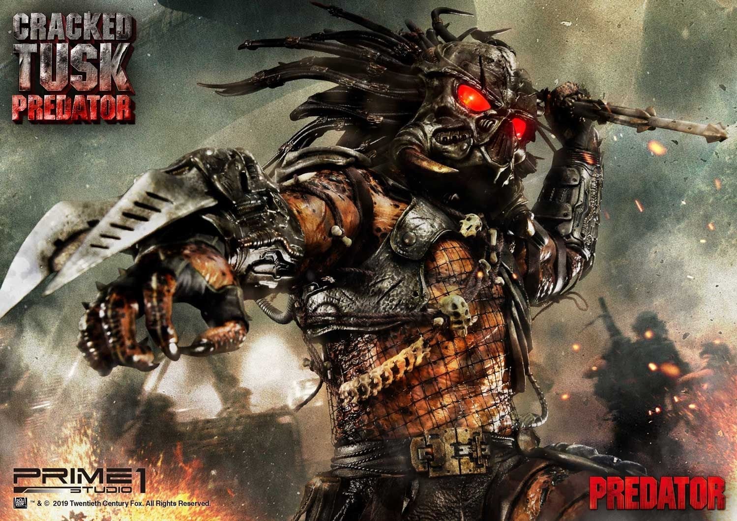 Premium Masterline Predator (Comics) Cracked Tusk Predator