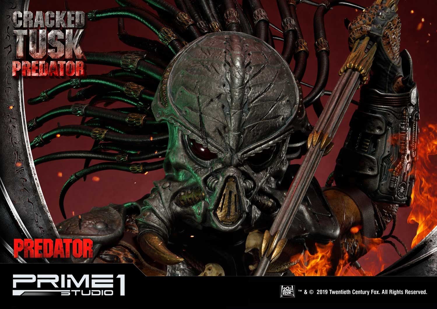 Premium Masterline Predator (Comics) Cracked Tusk Predator