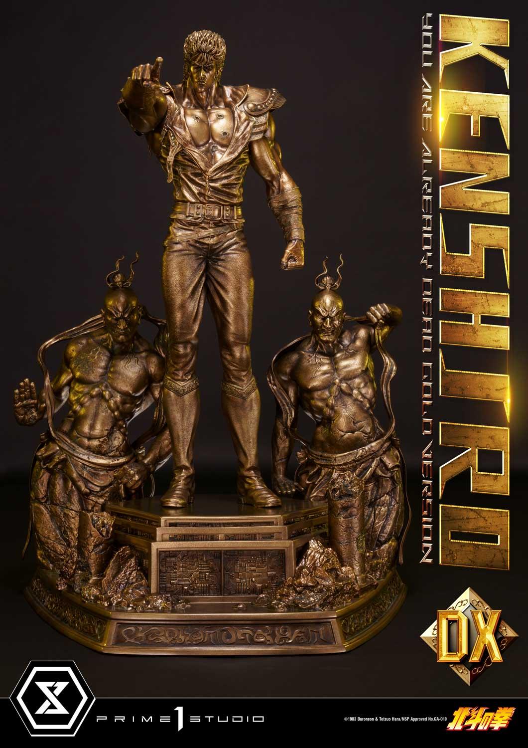 Premium Masterline Fist of the North Star Kenshiro You Are Already Dead Deluxe Gold Version