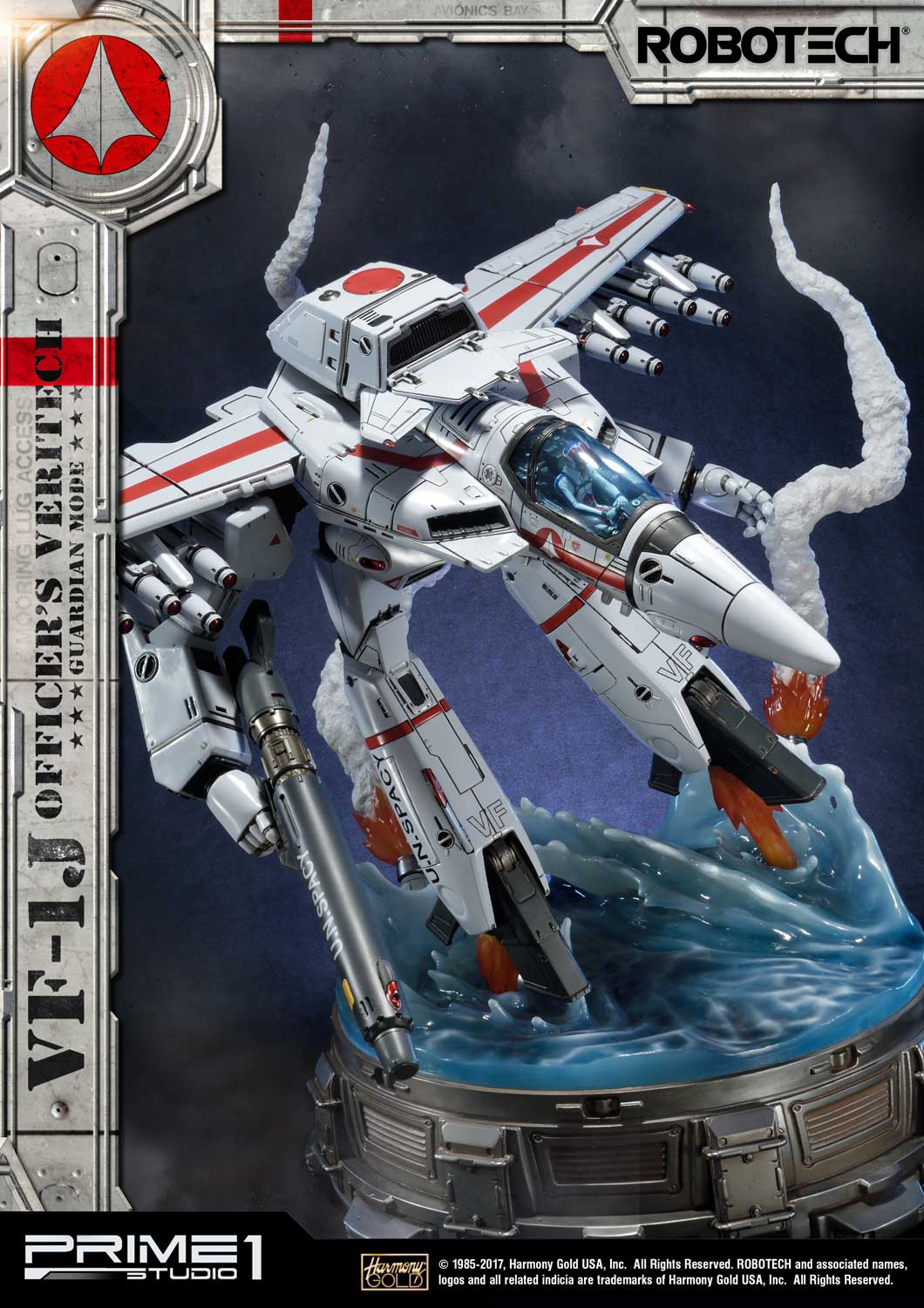 Premium Masterline Robotech VF-1J Officers Veritech Guardian Mode