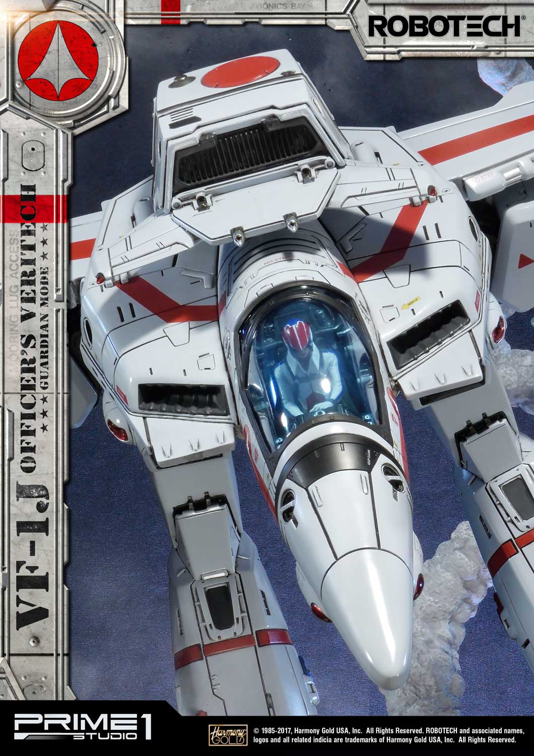 Premium Masterline Robotech VF-1J Officers Veritech Guardian Mode