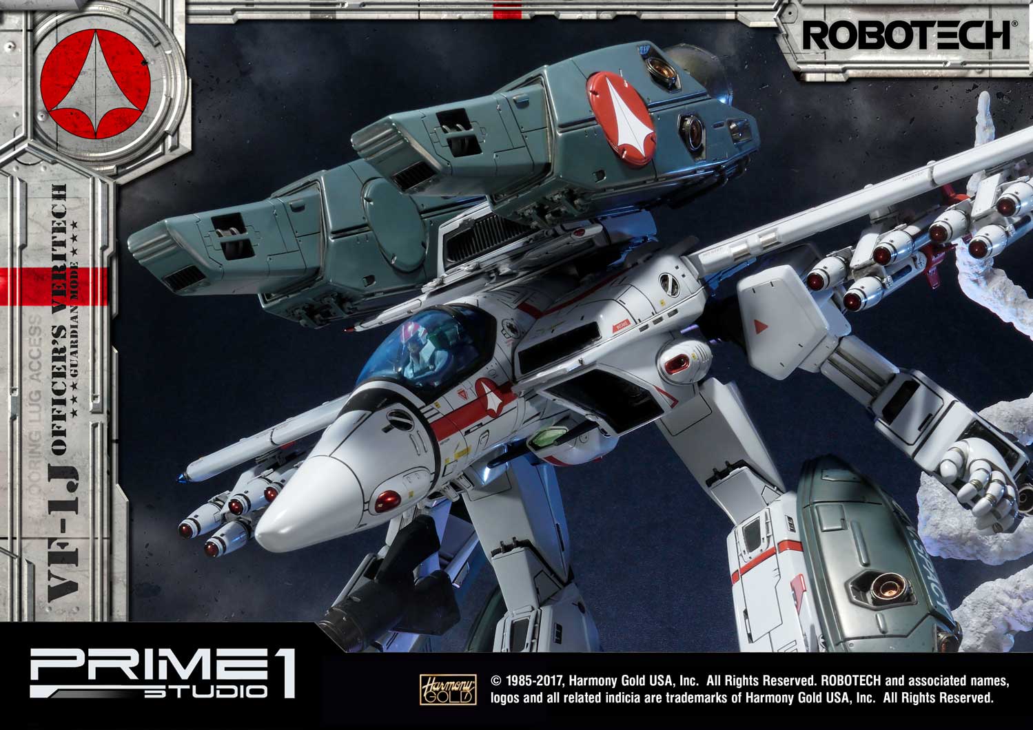 Premium Masterline Robotech VF-1J Officers Veritech Guardian Mode