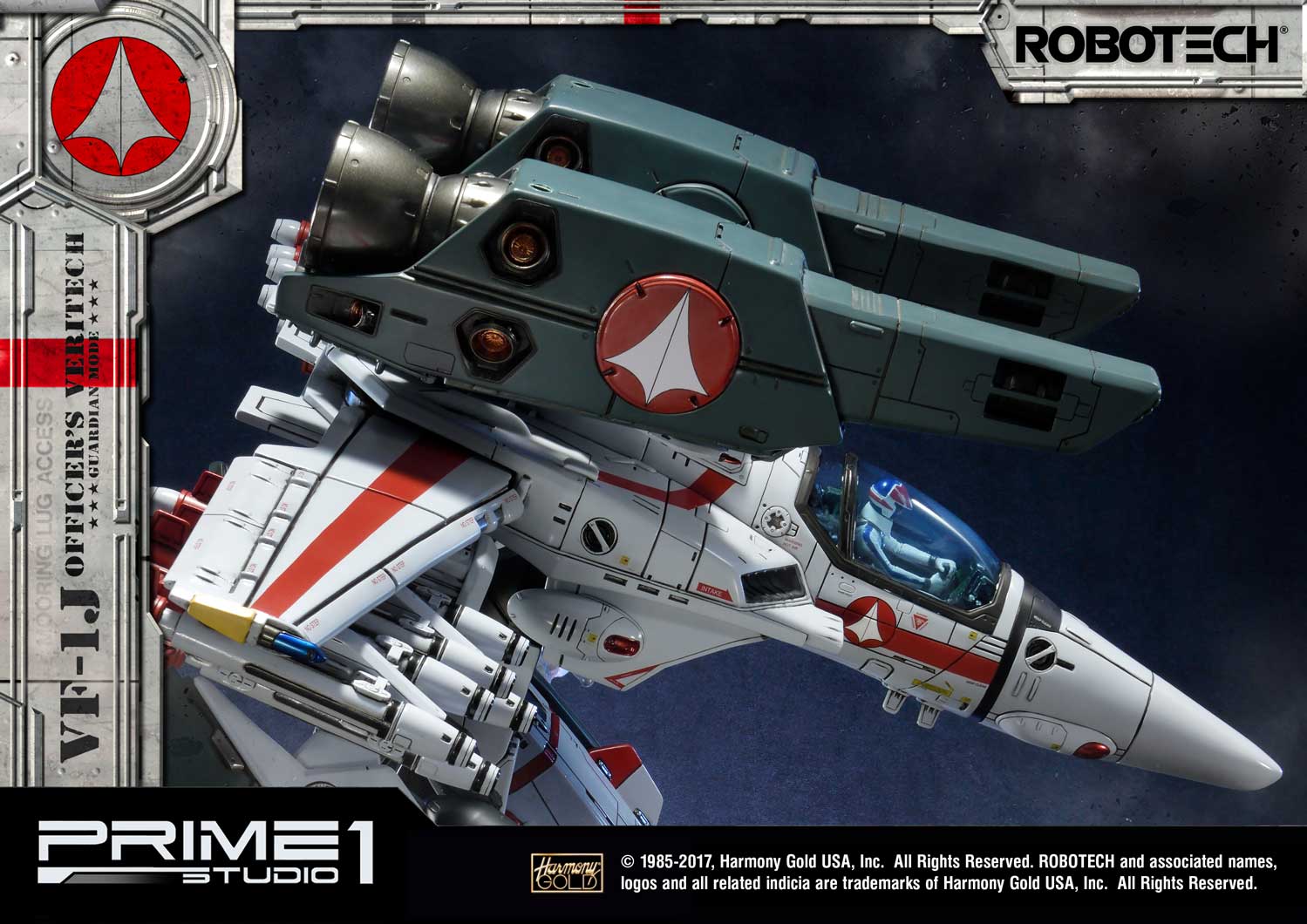 Premium Masterline Robotech VF-1J Officers Veritech Guardian Mode