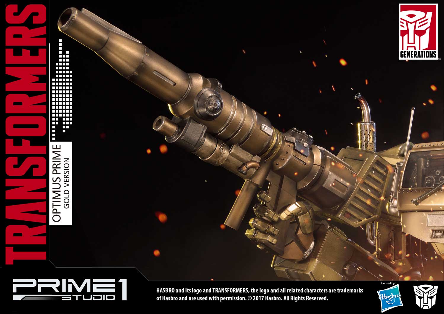 Premium Masterline Transformers: Generation 1 Optimus Prime Gold Version