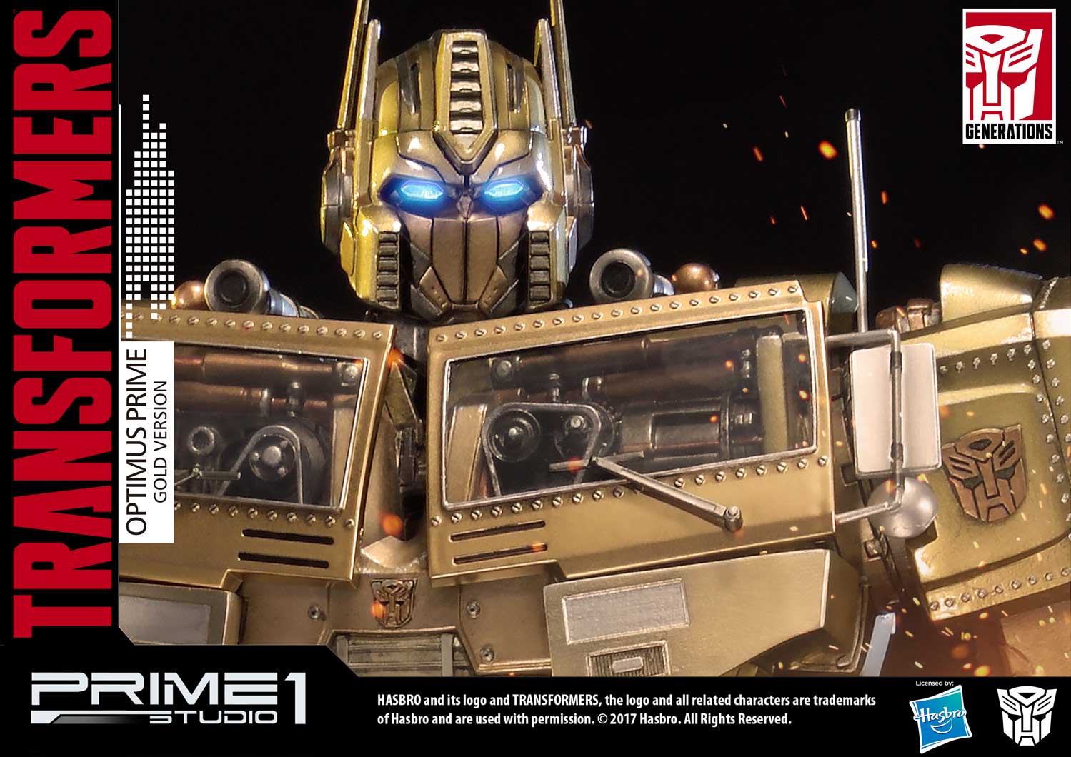 Premium Masterline Transformers: Generation 1 Optimus Prime Gold Version
