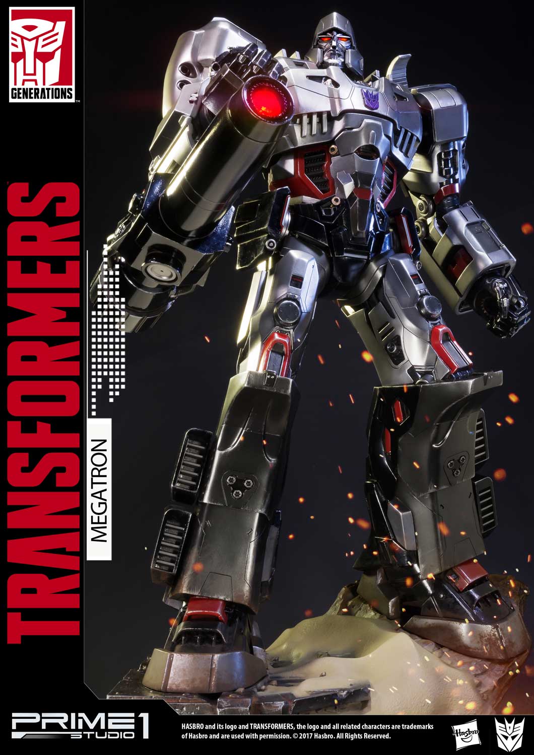 Premium Masterline Transformers: Generation 1 Megatron Antique Gold Version
