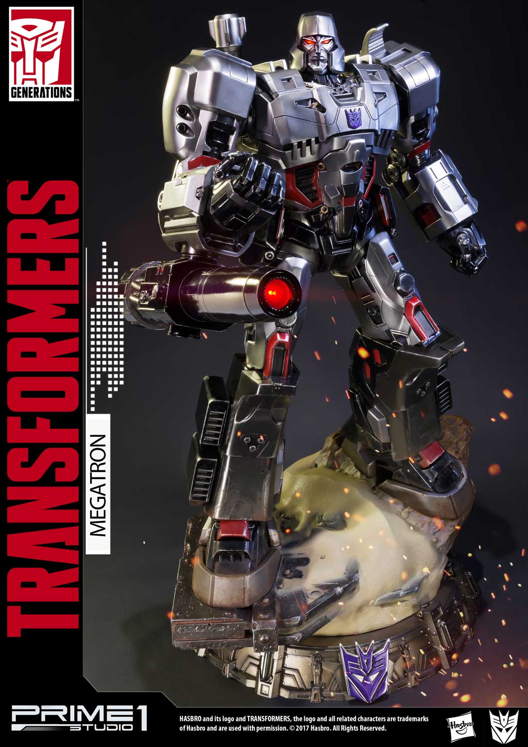 Premium Masterline Transformers: Generation 1 Megatron Antique Gold Version