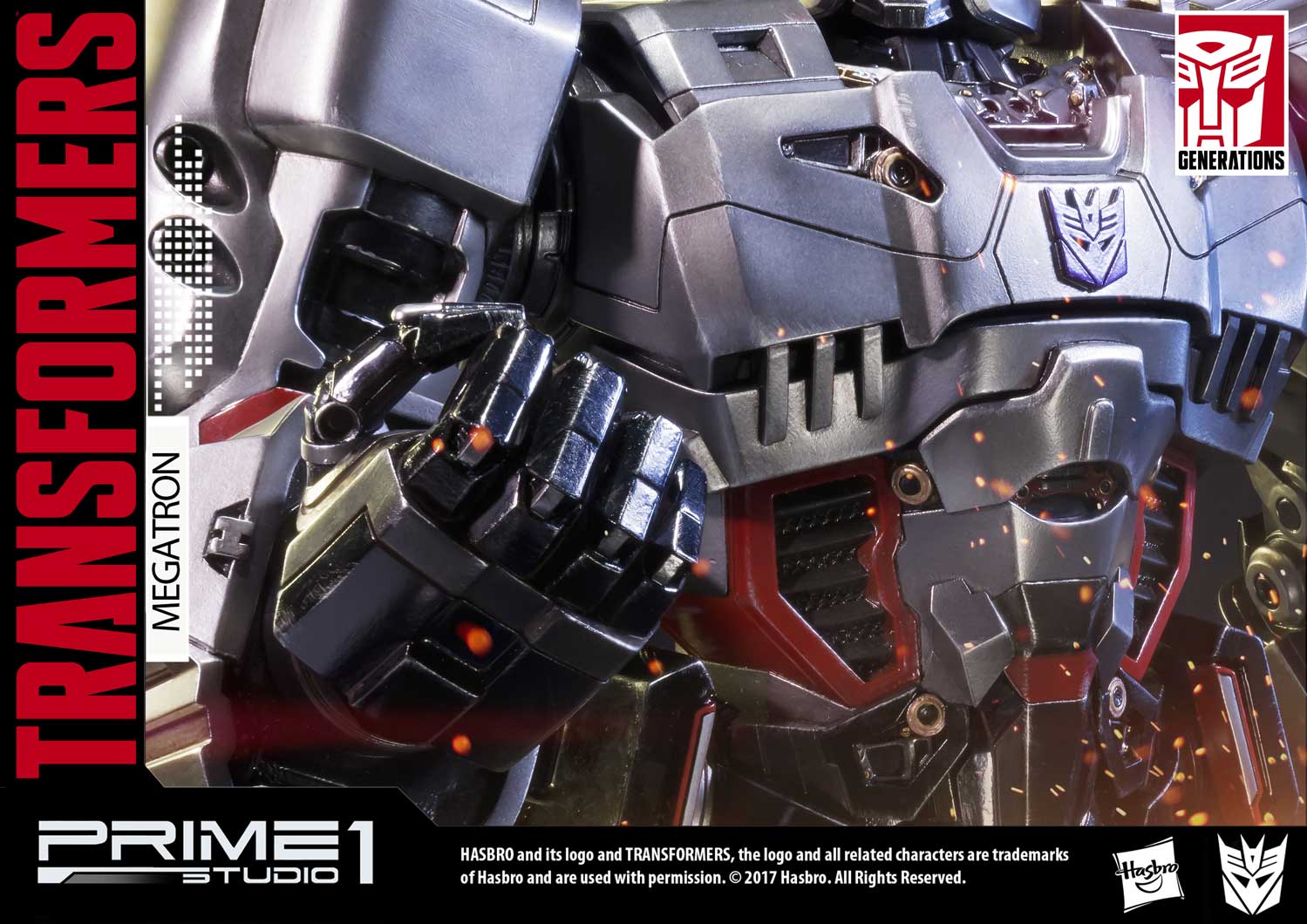 Premium Masterline Transformers: Generation 1 Megatron Antique Gold Version