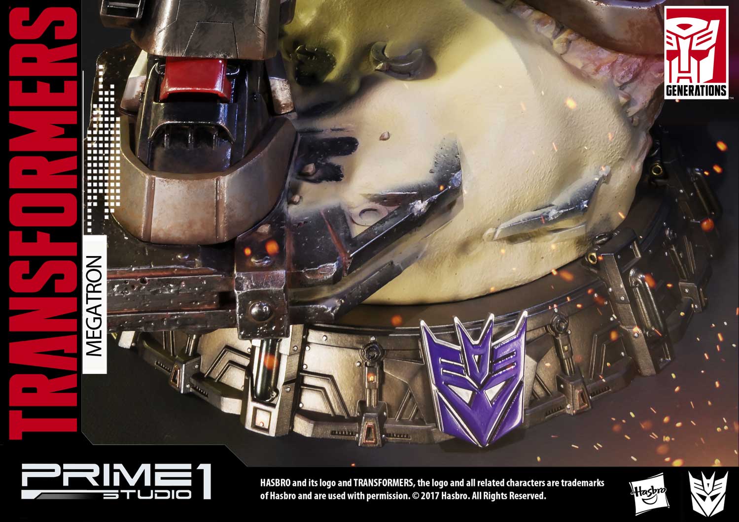 Premium Masterline Transformers: Generation 1 Megatron Antique Gold Version