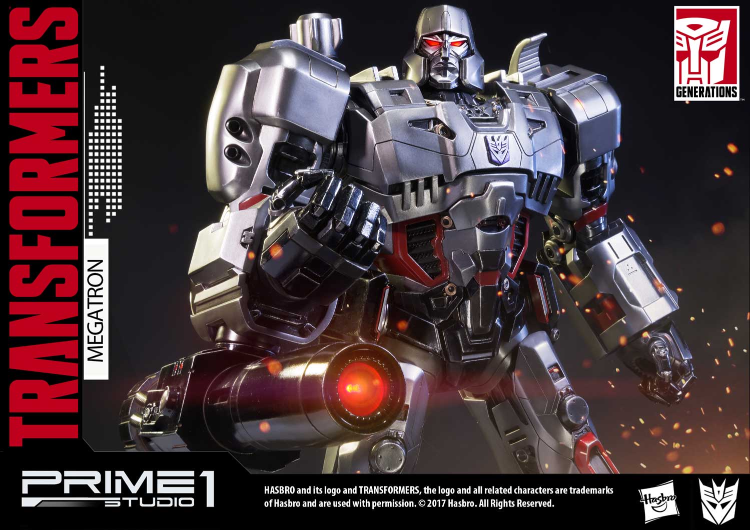 Premium Masterline Transformers: Generation 1 Megatron Antique Gold Version