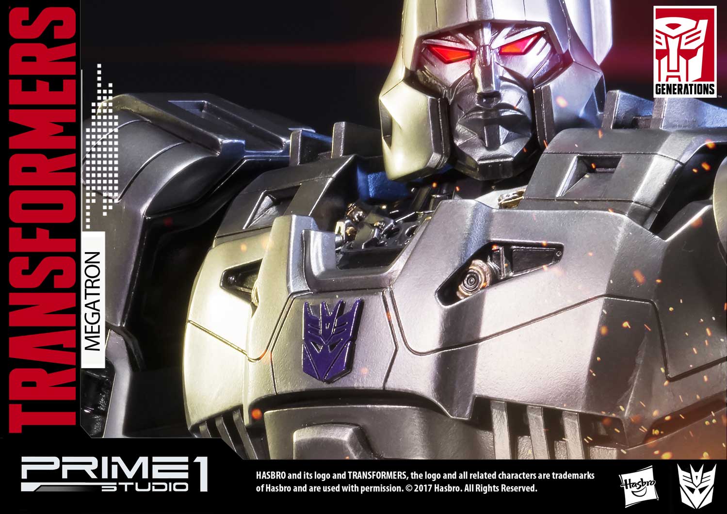 Premium Masterline Transformers: Generation 1 Megatron Antique Gold Version