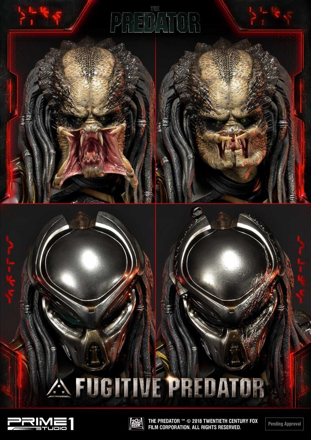 Premium Masterline The Predator (Film) Fugitive Predator Deluxe Version