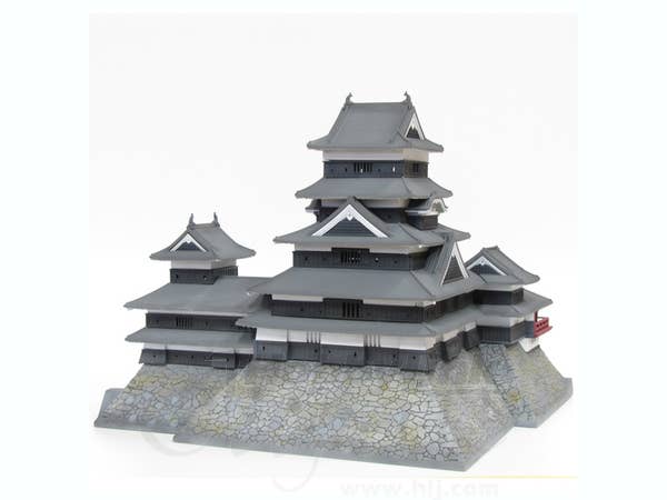 Castle Collection Series National Treasure Matsumoto Castle Re-Run 1/200 Scale Model Kit | 4582362380540