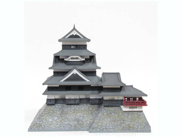 Castle Collection Series National Treasure Matsumoto Castle Re-Run 1/200 Scale Model Kit | 4582362380540