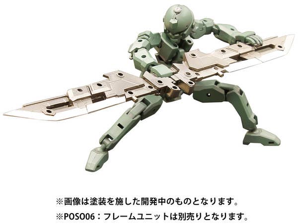 Pla-Act Option Series 09: Blaze Guns Re-Run Model Kit Accessory | 4582362382551