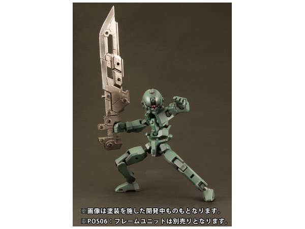 Pla-Act Option Series 09: Blaze Guns Re-Run Model Kit Accessory | 4582362382551