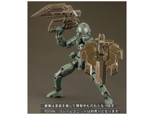 Pla-Act Option Series 09: Blaze Guns Re-Run Model Kit Accessory | 4582362382551
