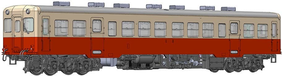 Kominato Railway KIHA 200 Series Mid-term Type Re-Run Model Kit | 4582362383794