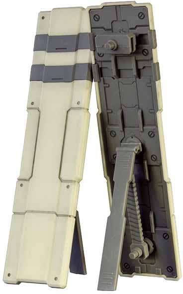Pla Act Option Series10: Twin Shield Off White(Renewal Re-Run) Model Kit Accessory | 4582362384968