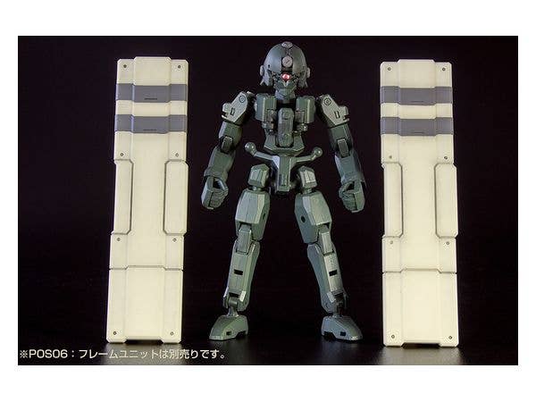 Pla Act Option Series10: Twin Shield Off White(Renewal Re-Run) Model Kit Accessory | 4582362384968