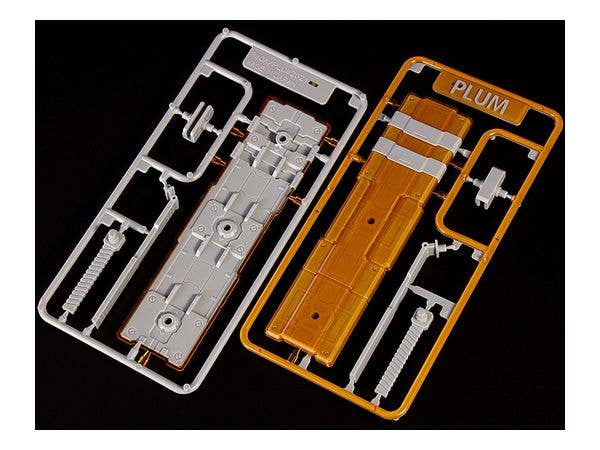 Pla Act Option Series10: Twin Shield Clear Orange(Renewal Re-Run) Model Kit Accessory | 4582362384975